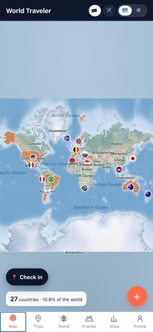 World Traveler Map Screenshot 2 of 10