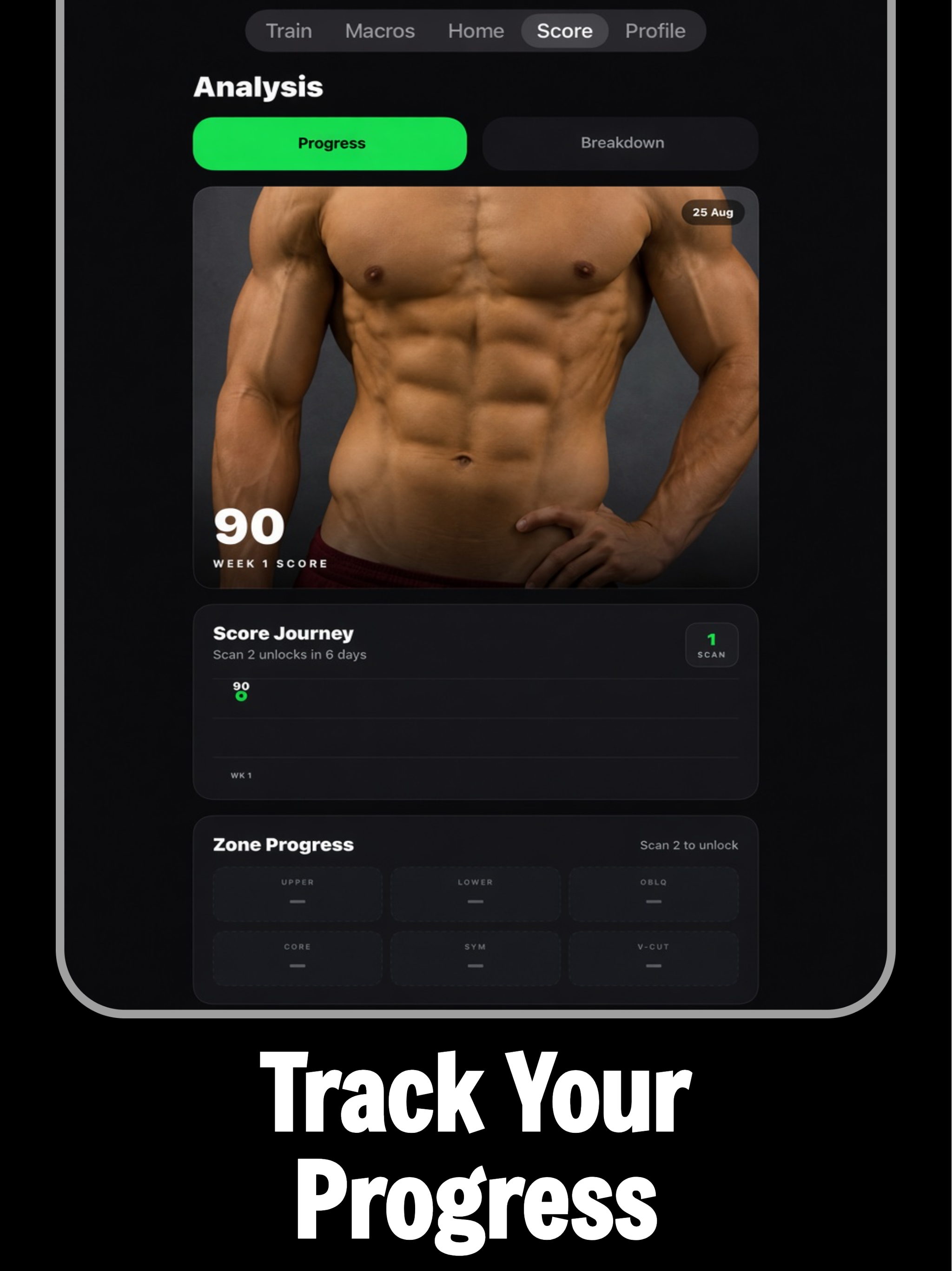 Shredr: AI Abs Scanner screenshot 10