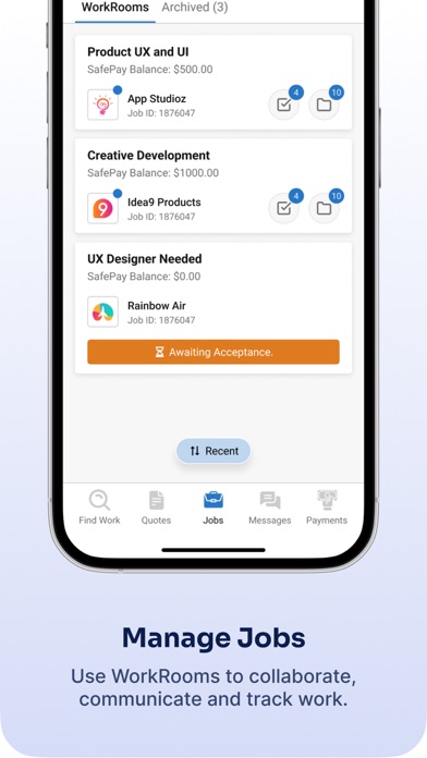 Guru for Freelancers Screenshot