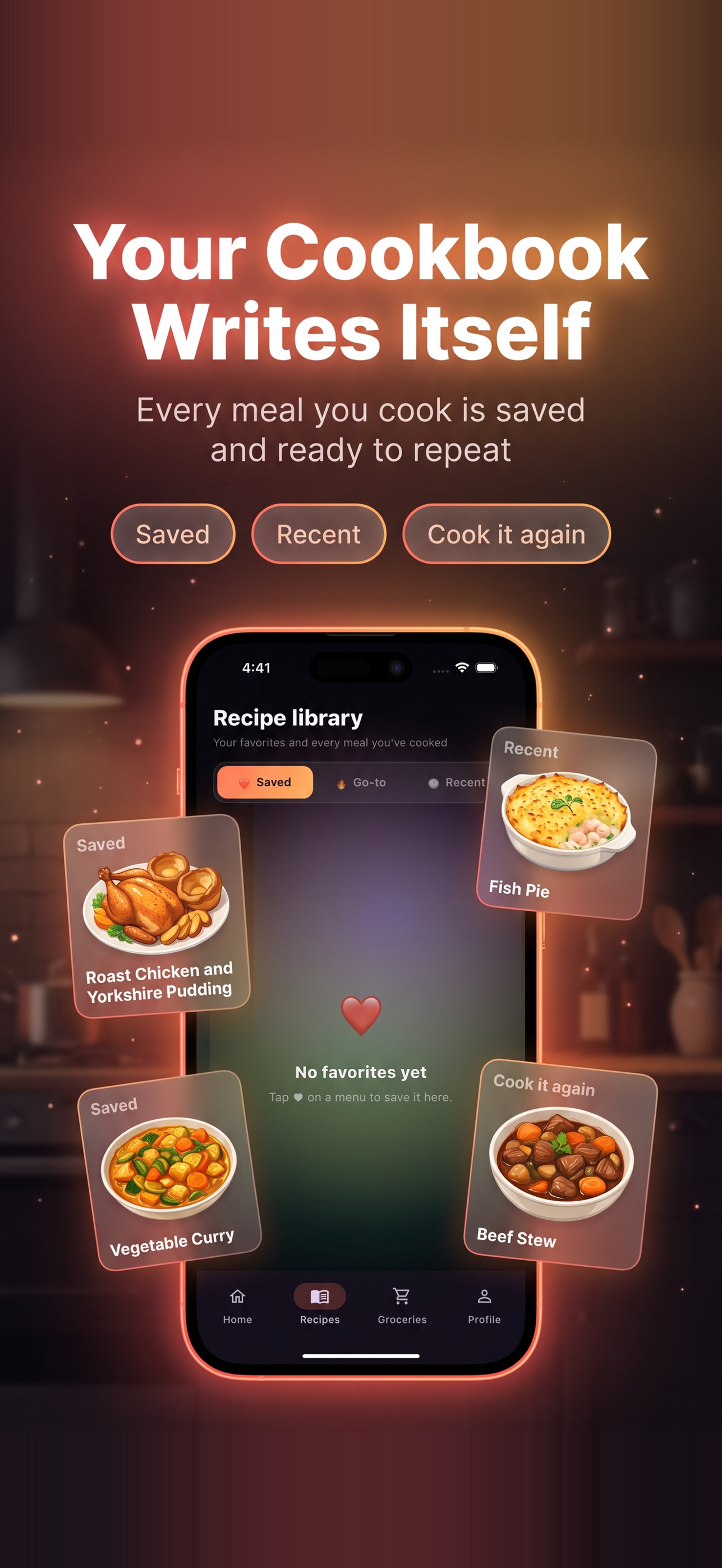 Screenshot 5 of Feastly AI: Fridge Recipes