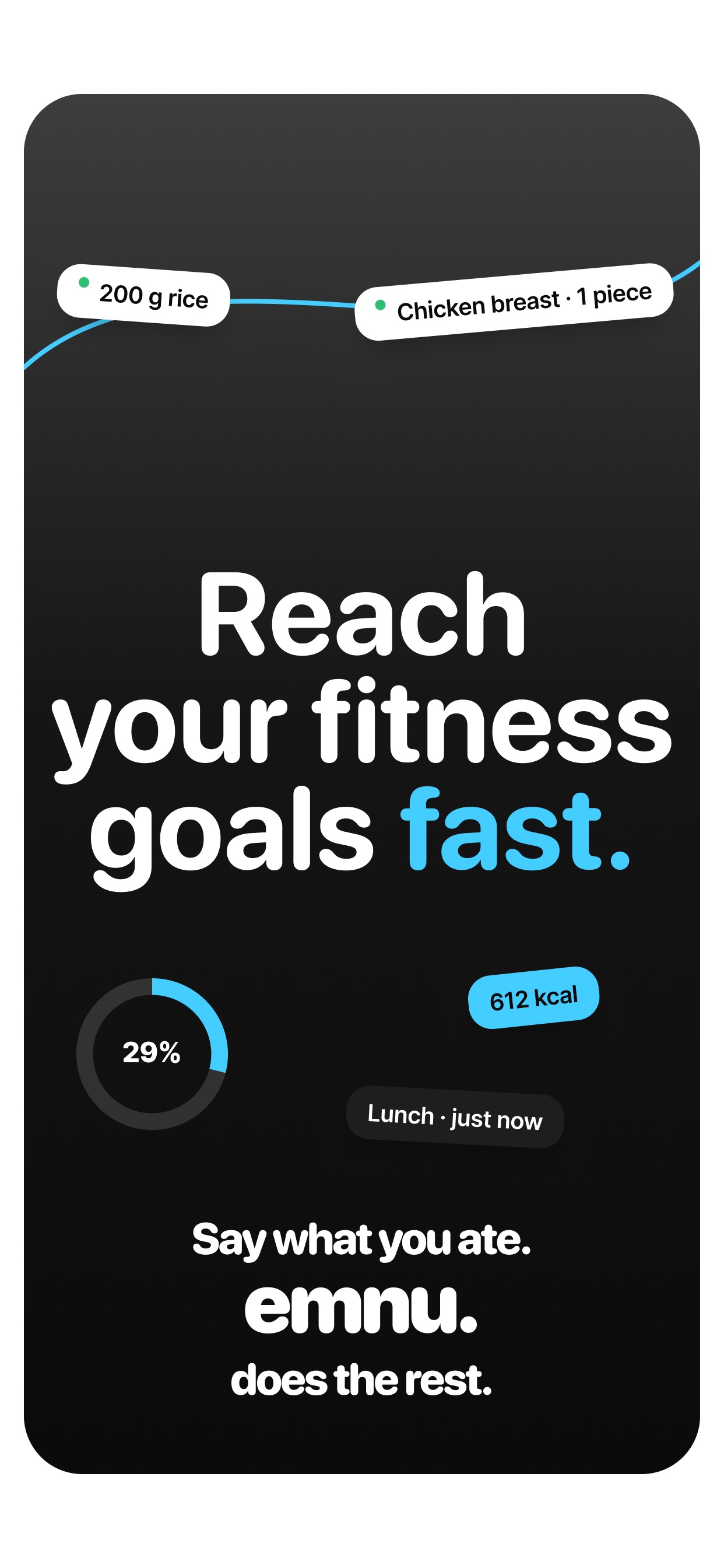 Screenshot 1 of Emnu: Track Calories Instantly