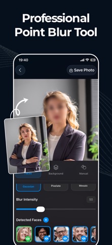 BlurQ: Face Blur Photo & Video screenshot