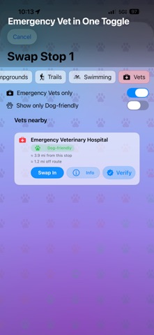 PetStop: Dog Road Trip Planner screenshot