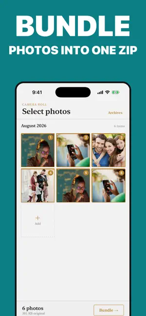Photo to ZIP - Image to Zip screenshot 1
