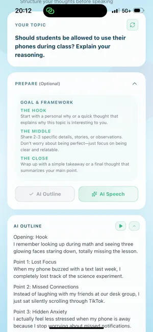 VoxStar: AI Debate & Speech screenshot 4