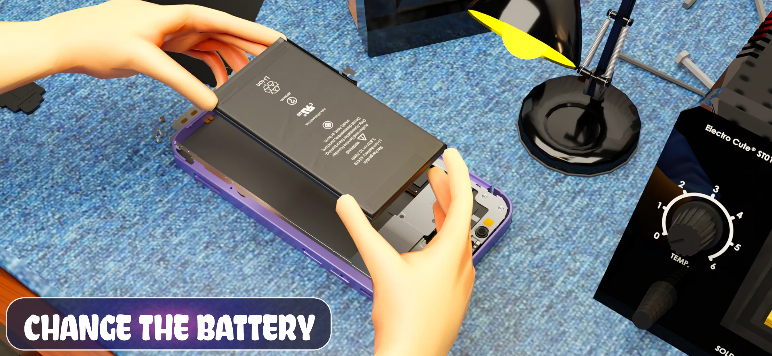 #7. Mobile Repair Store Simulation (iOS) By: Margala Games LTD