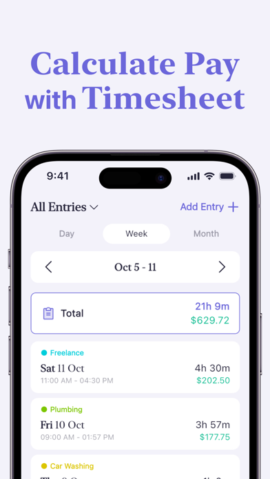 Work Hours Tracker - Clock In Screenshot 3 of 9