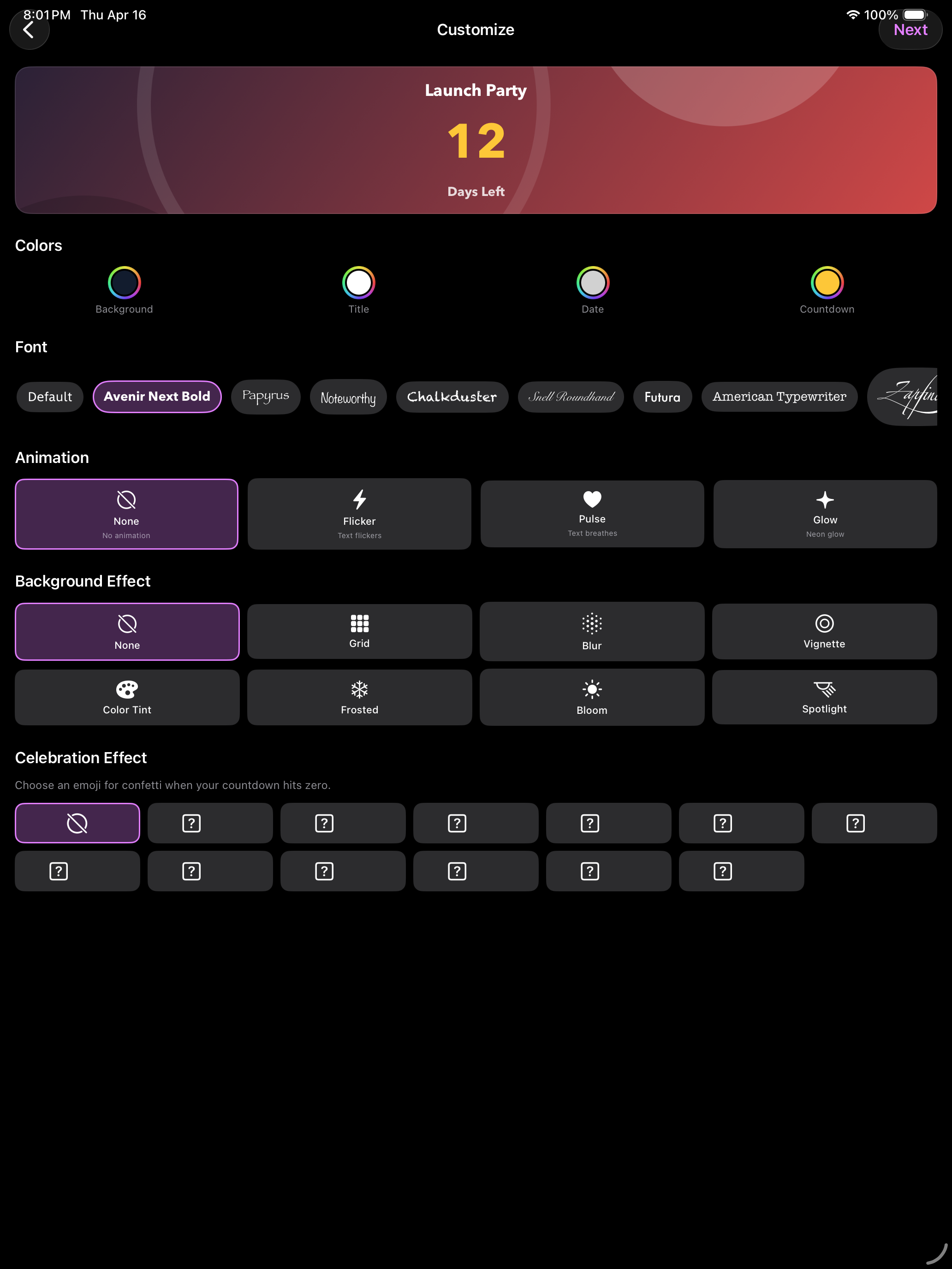 Countdown With Me screenshot 12