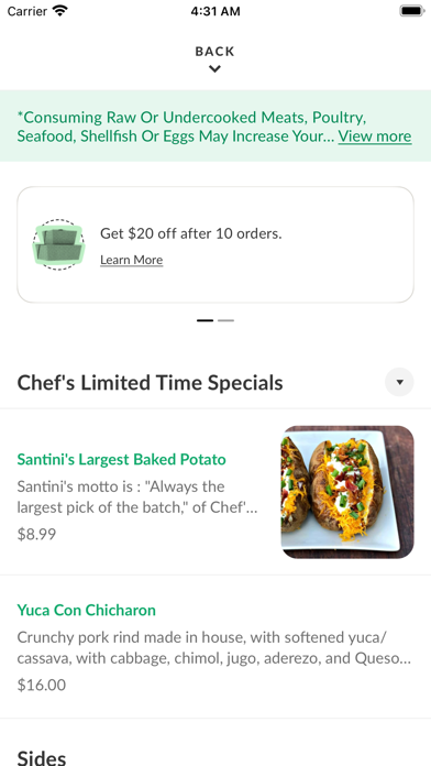 App screenshot