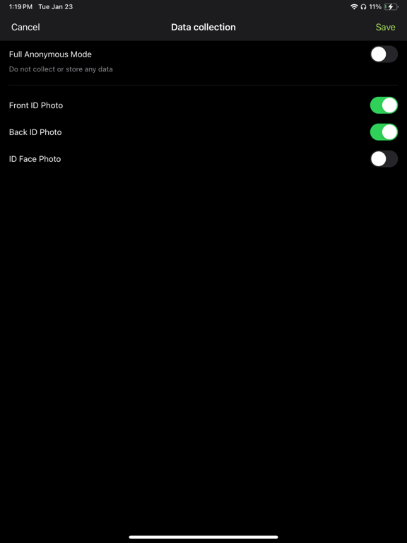 Vyyer ID Scan iPad screenshot 7 - Business app
