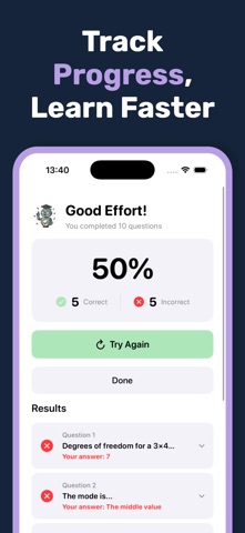 Math & Statistics Helper screenshot