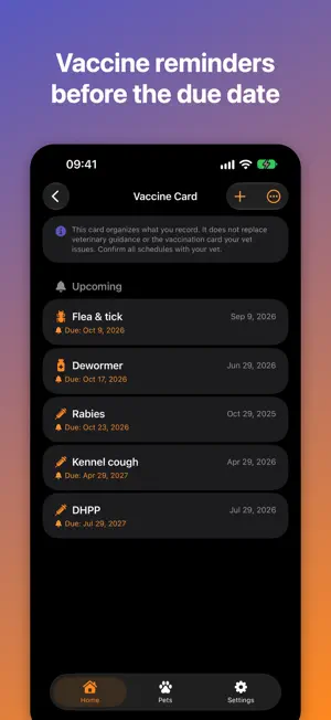 KyPet: Pet Health & Vaccines screenshot 2
