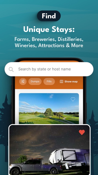RV Overnights - Camping Sites Screenshot