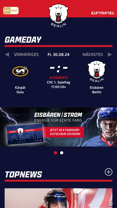 Eisbären Berlin Screenshot