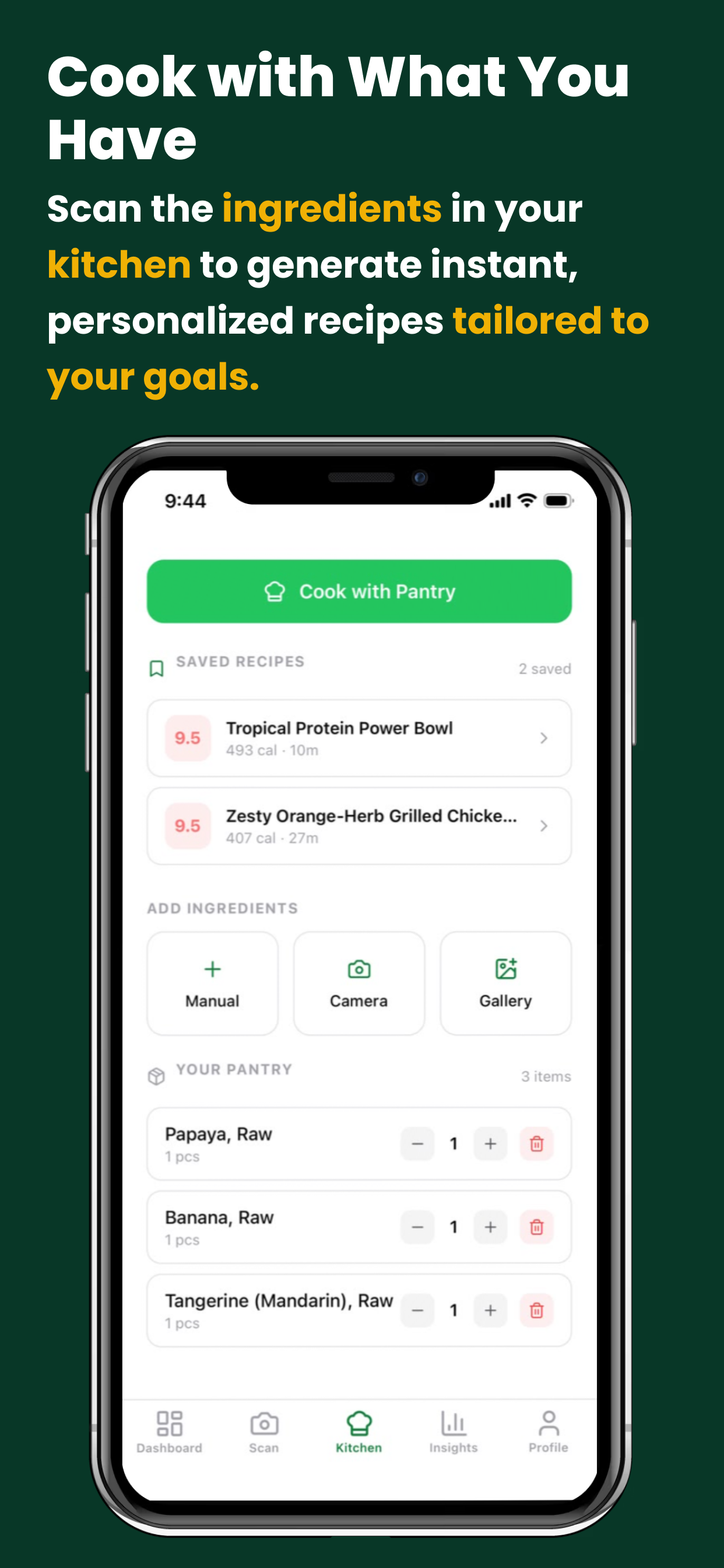 GoalFit Food Intelligence screenshot 5