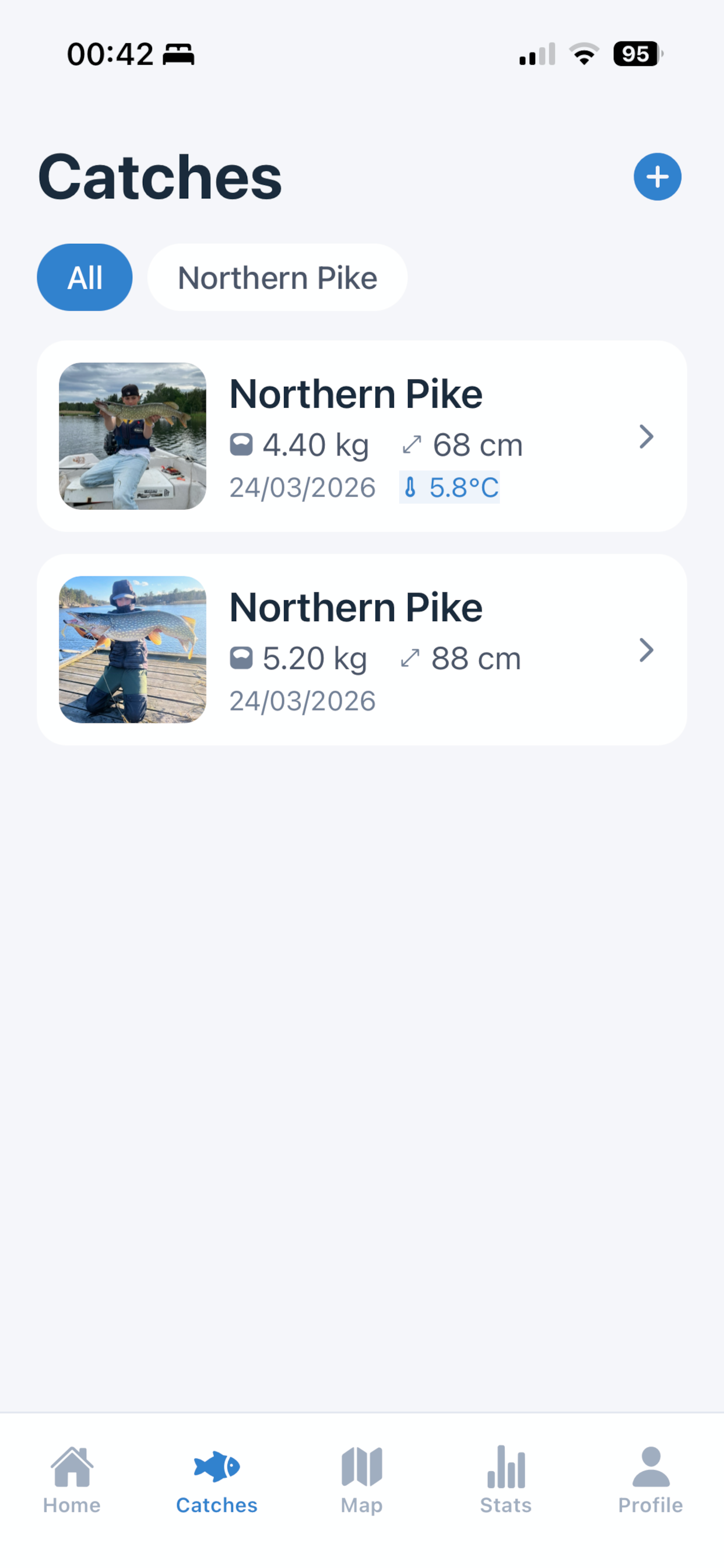 Catch Log - Fishing Diary