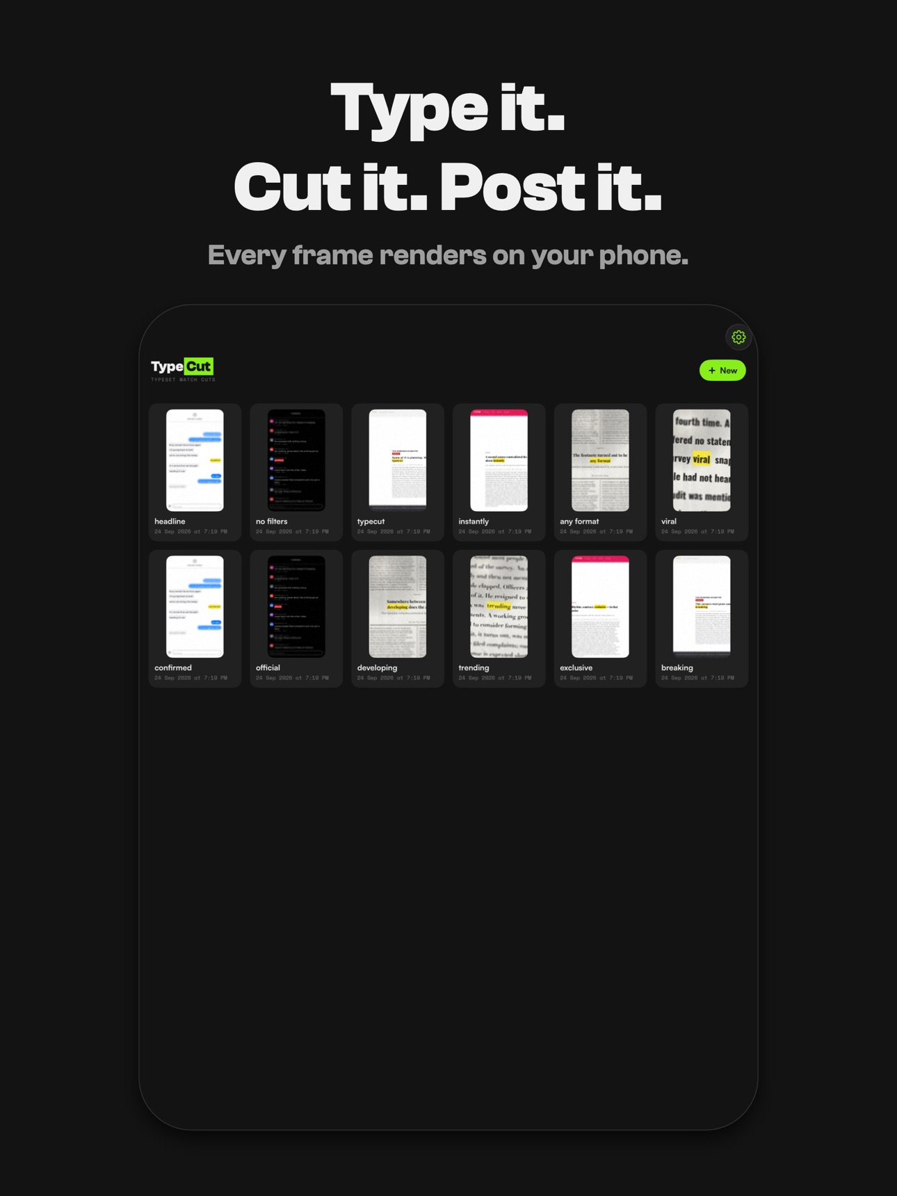 Screenshot 7 of TypeCut: Text Match Cut