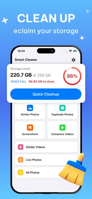 Smart Cleaner : Free Storage screenshot 1