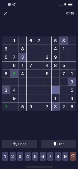 Logic Nine:Classic Sudoku Game screenshot 2