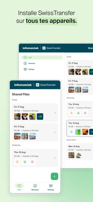 Infomaniak SwissTransfer screenshot 7 of 7