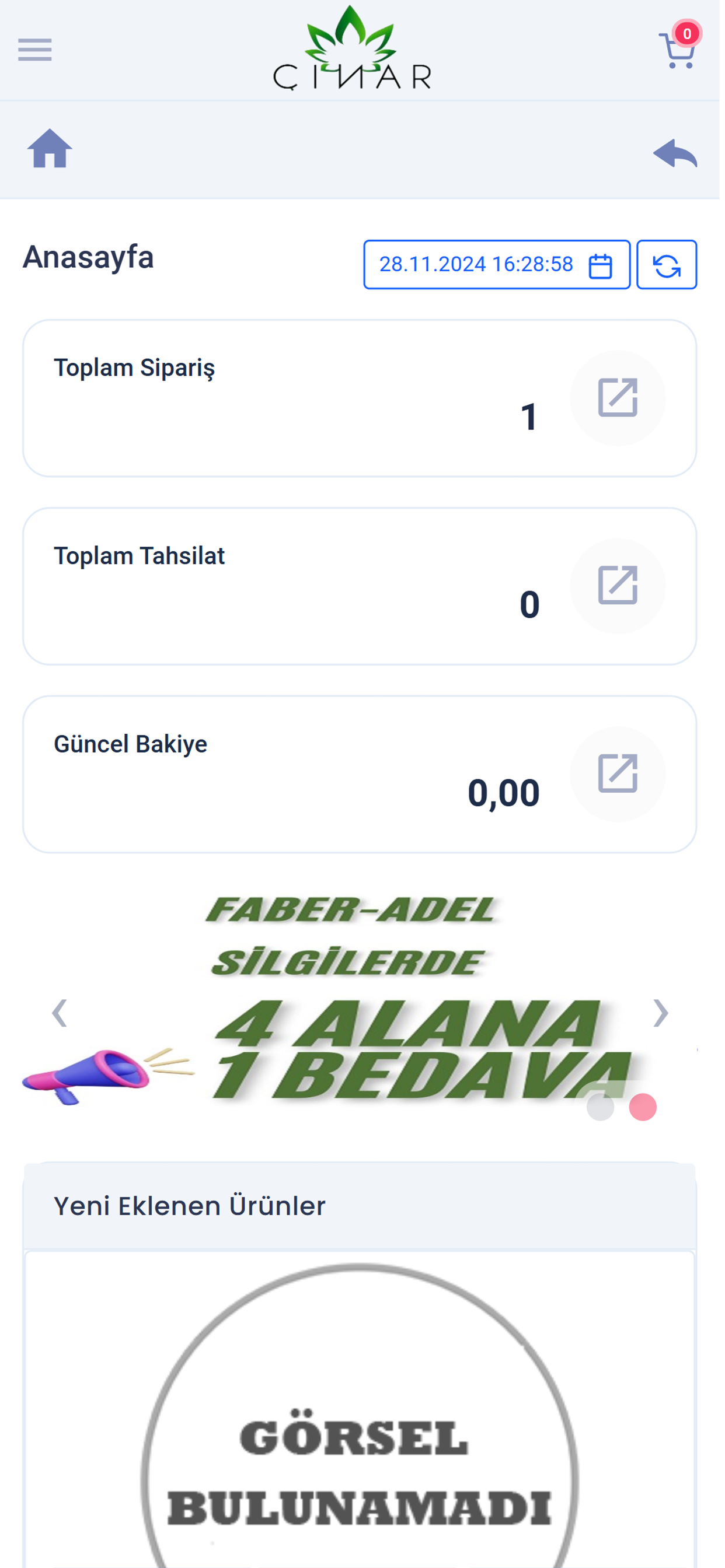 Çınar Kırtasiye B2B