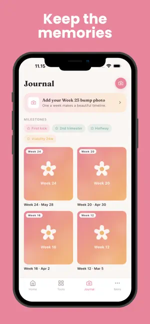 Pregnancy Week Tracker: Bloom screenshot 3