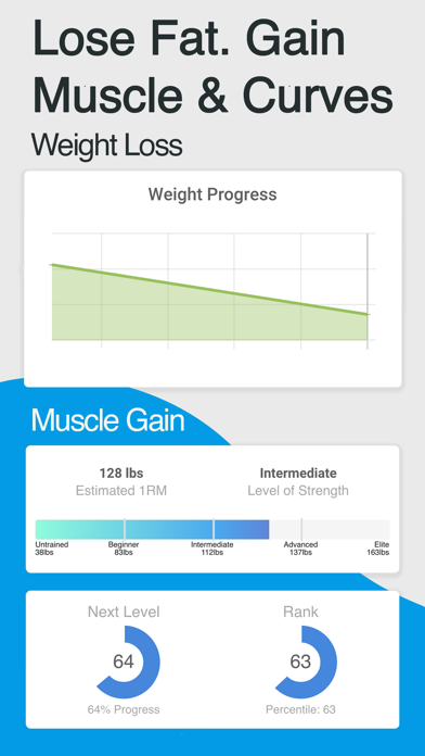 Fitness App + Screenshot