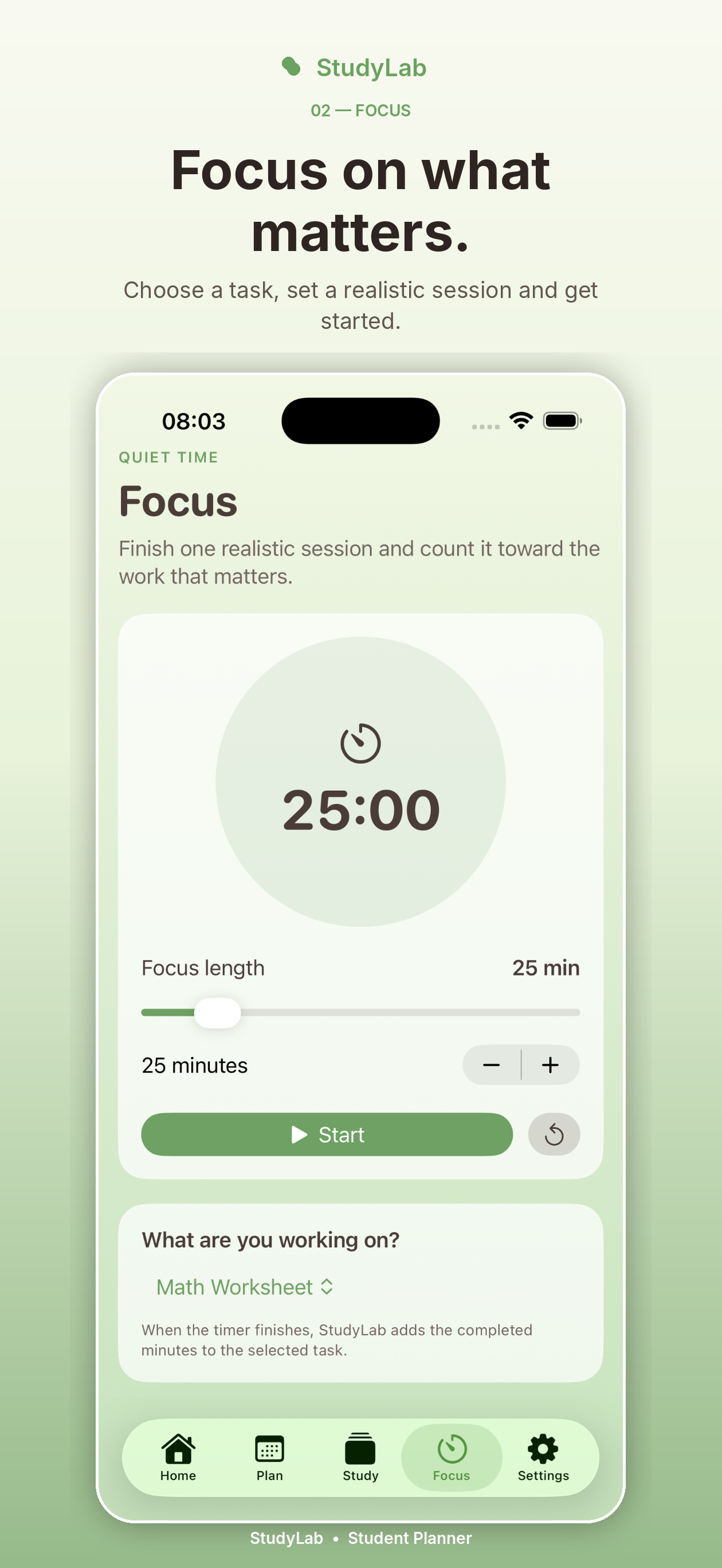 StudyLab: Student Planner screenshot 2