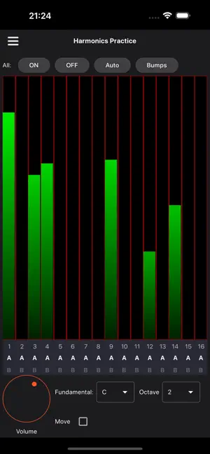 Harmonics Practice screenshot 1