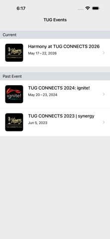 TUG Events Screenshot 1 of 3