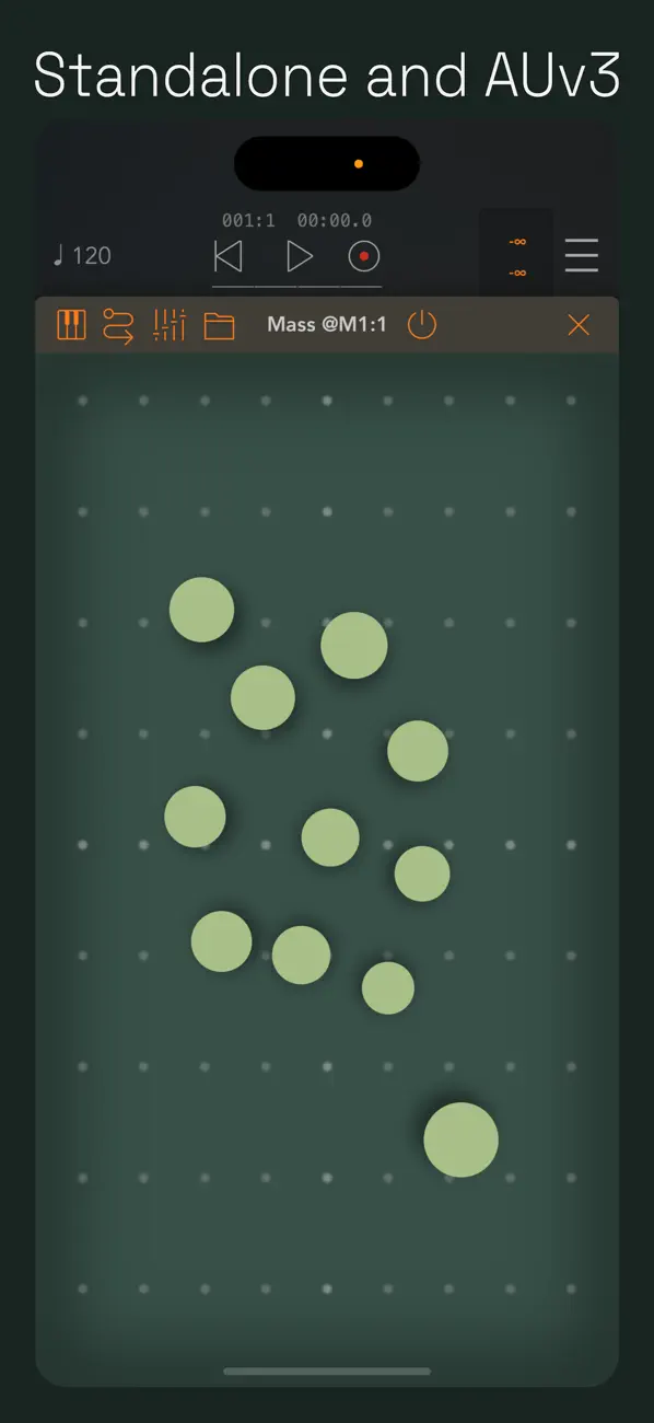 #4. Mass - MIDI Generator (iOS) 来自: Usable Creations