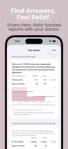 GetGrace: Menopause Tracker Screenshot 5 of 7