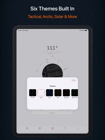 Bearing: Orienteering Compass iPad screenshot