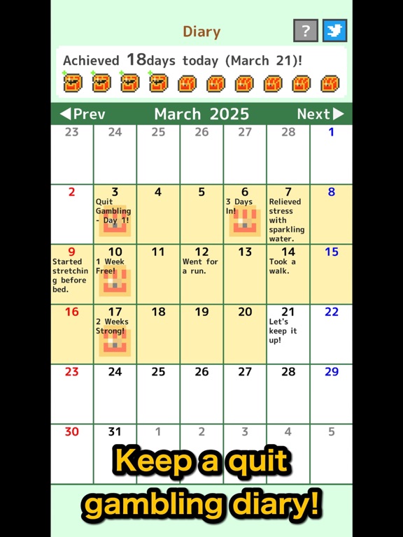 Quit Gambling - No Bet Samurai iPad screenshot
