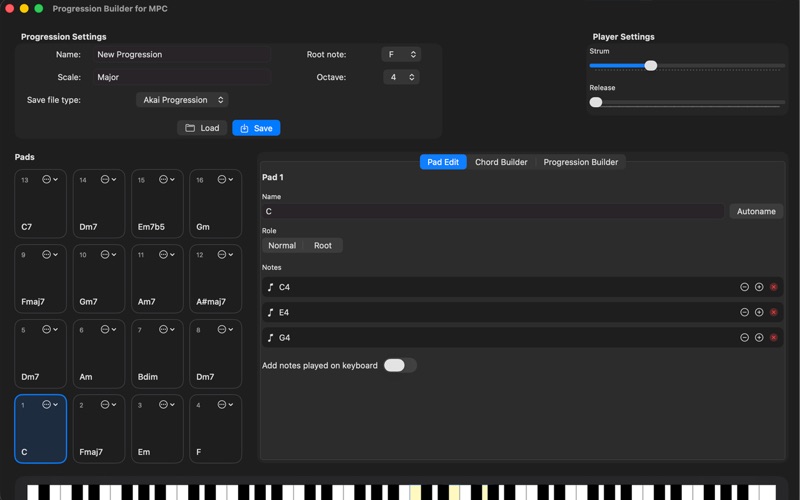 Progression Builder for MPC screenshot