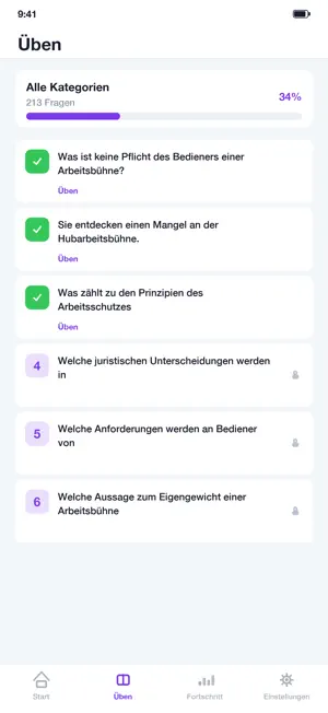 Kran & Stapler Schein screenshot 2
