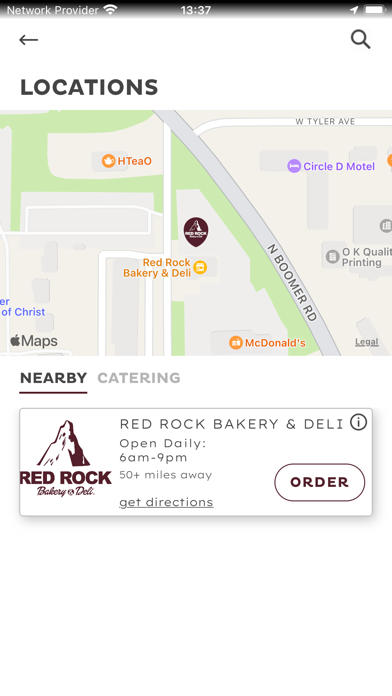 Red Rock Bakery & Deli. Screenshot