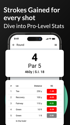 golfity: Strokes Gained Stats screenshot 5