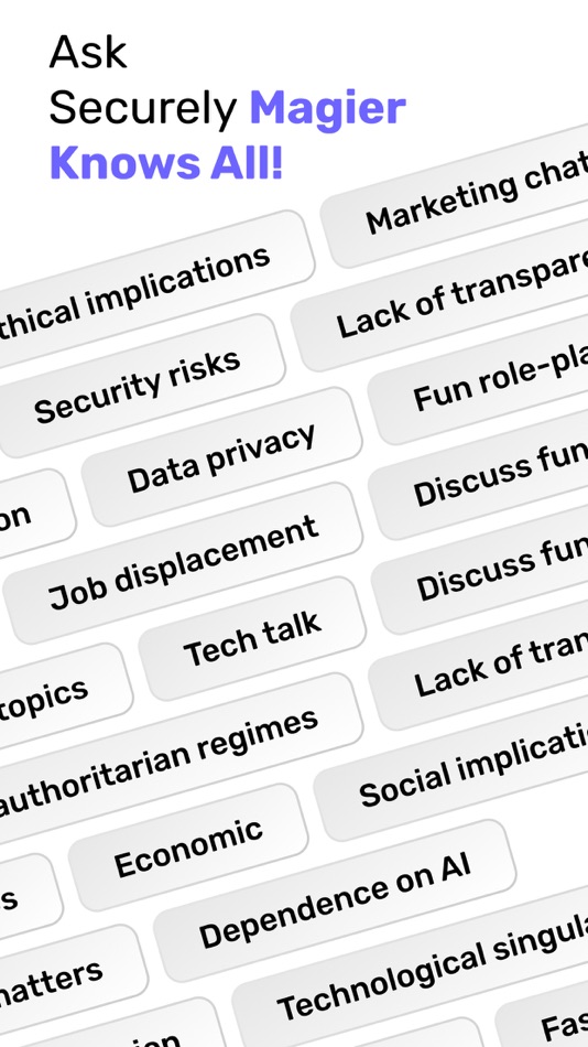 #4. Magier - Private & Secure AI (iOS) 由: Magier LLC