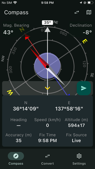 Geodetic Compass Screenshot 3 of 8