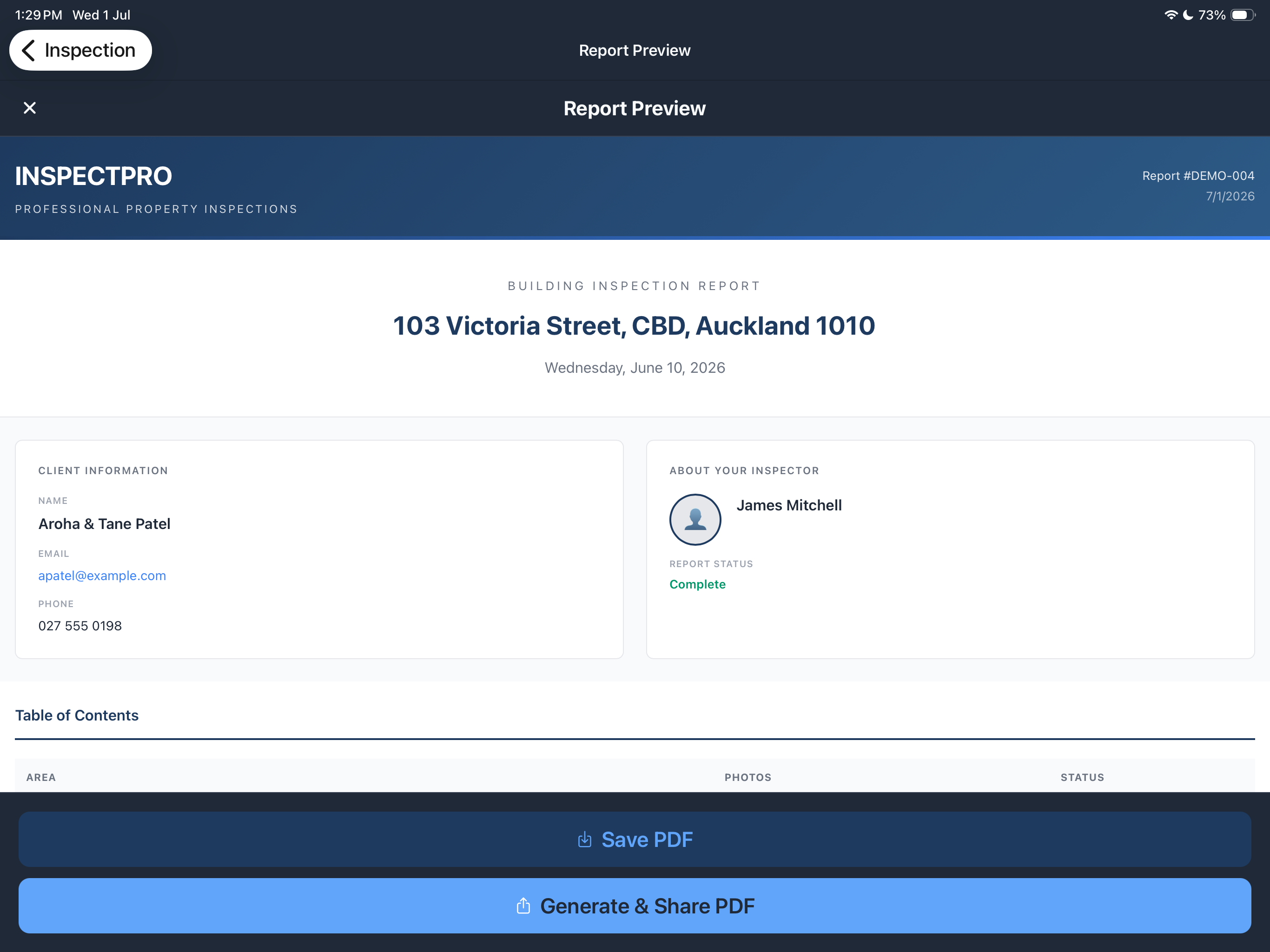InspectPro Premise screenshot 13