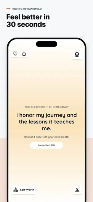 Positive Affirmation Ai screenshot 1