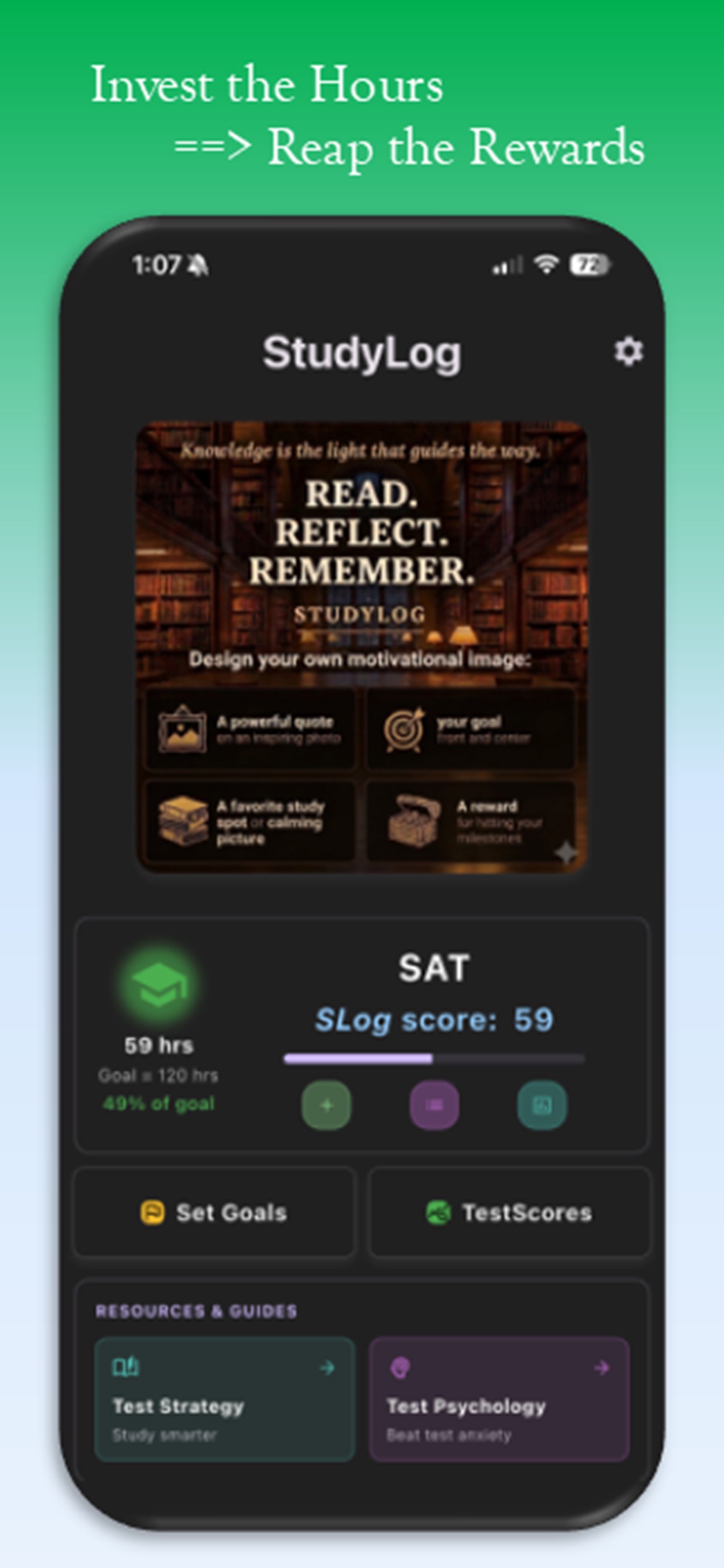 Screenshot 1 of StudyLog (SLog)