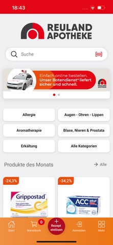 Reuland Apotheke screenshot