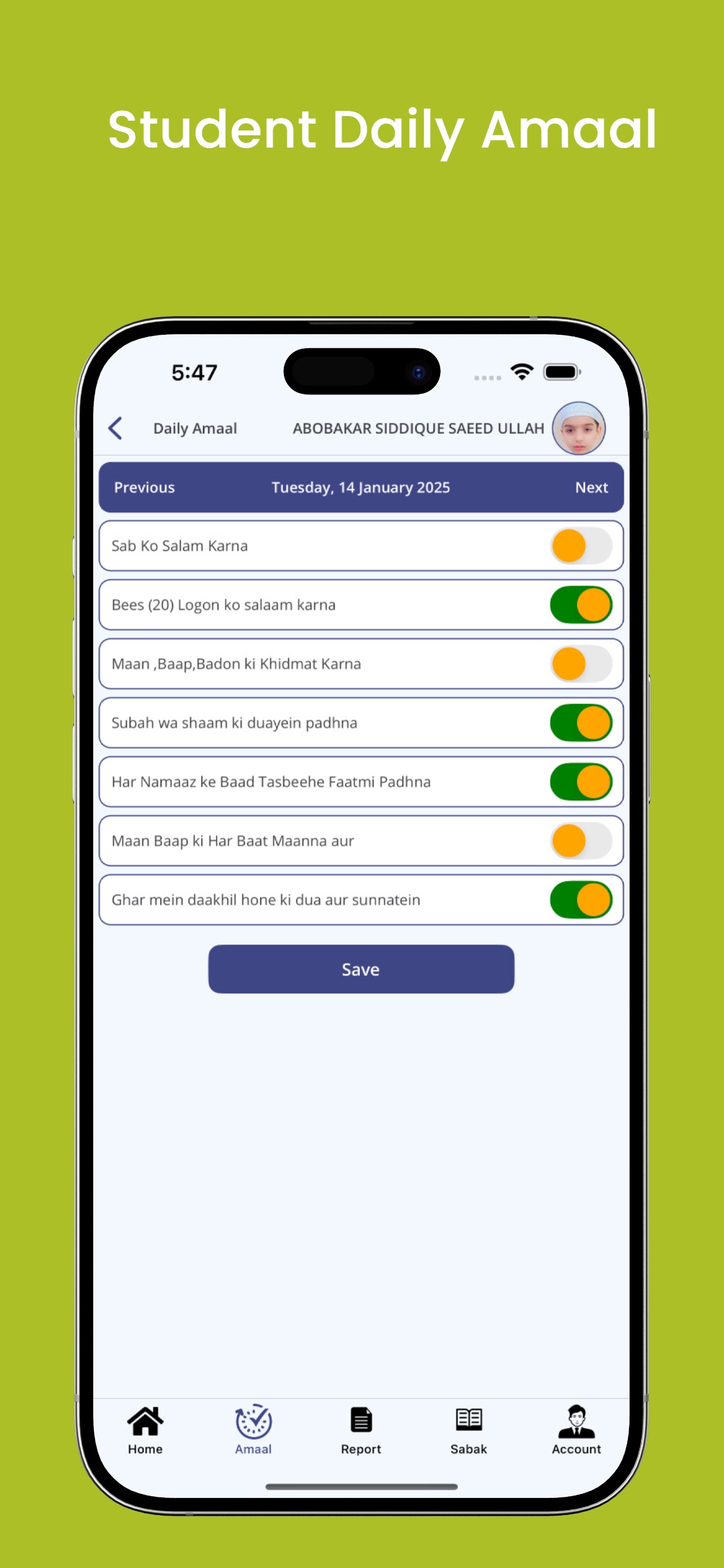 Amaal Tracker screenshot 6