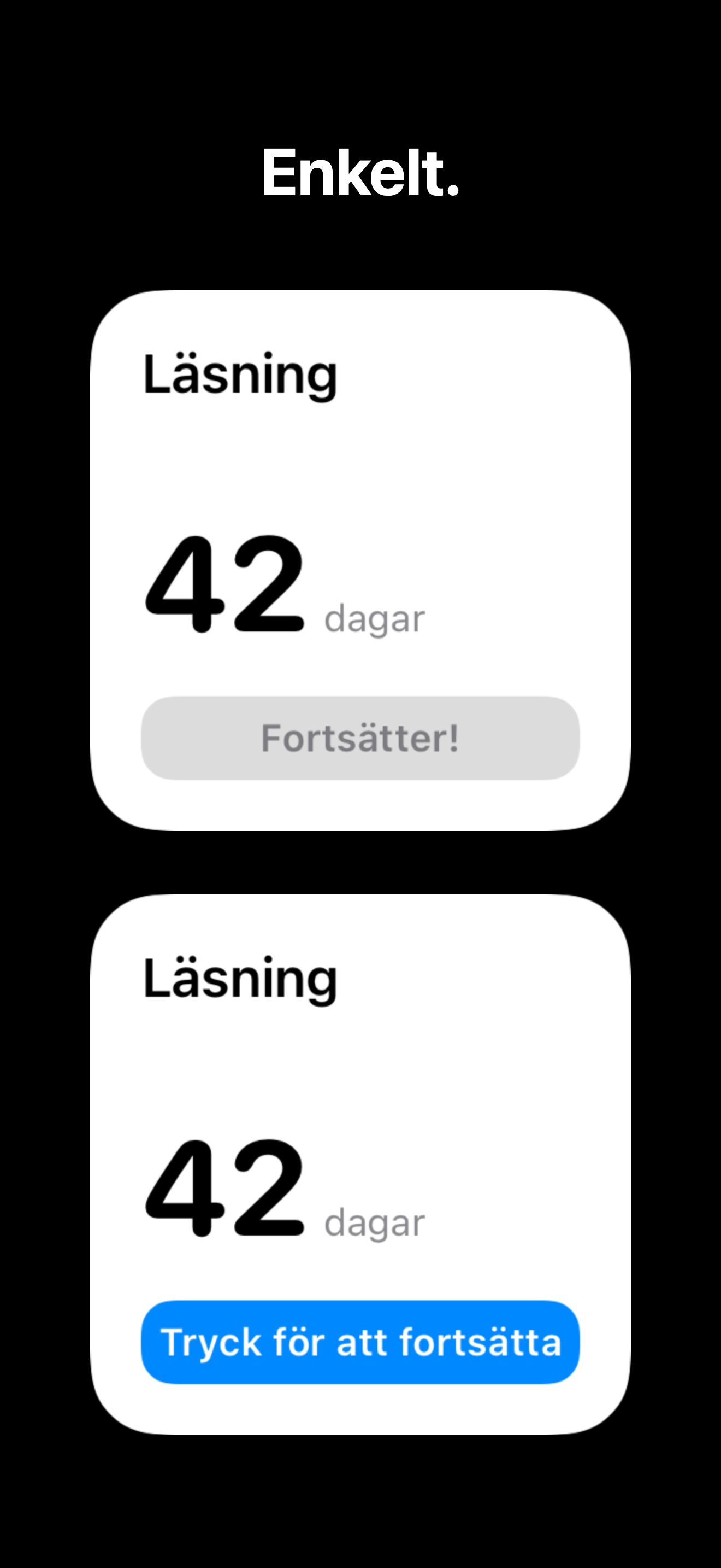 KeepGoing - Habit Tracker iOS screenshot 3 showing app interface