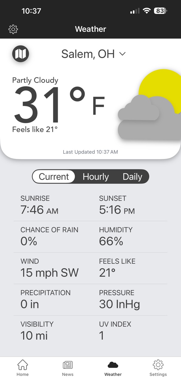 iPhone screenshot
