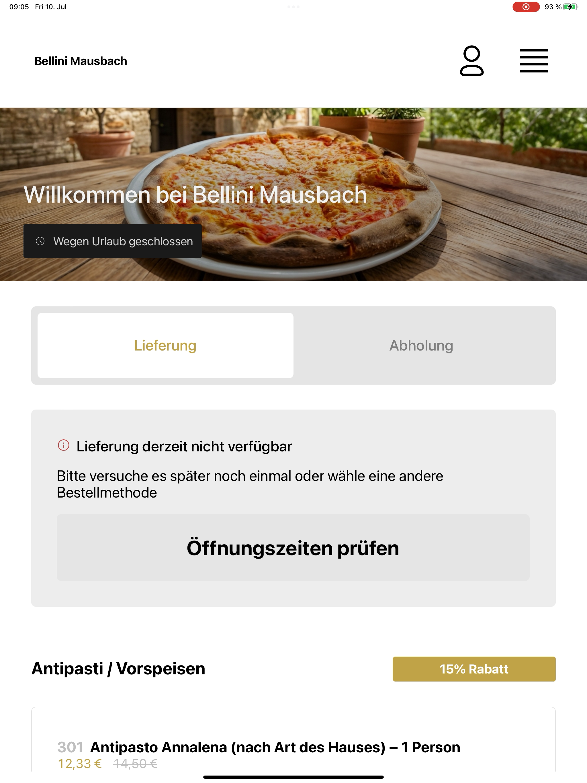 Bellini Mausbach Stolberg screenshot 14