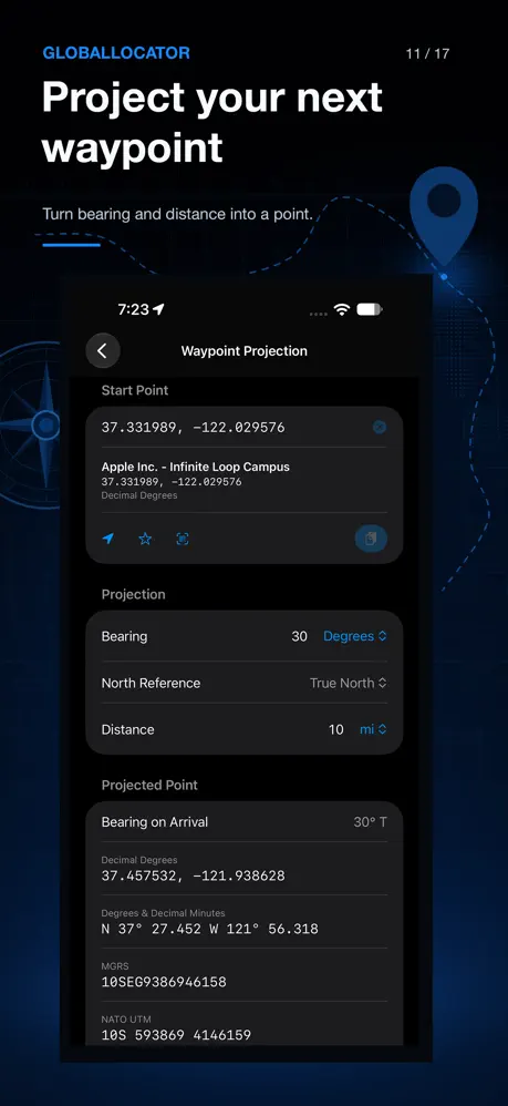 Global Locator on iPhone — screenshot 9
