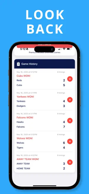 Baseball Score Keeper Go screenshot 3